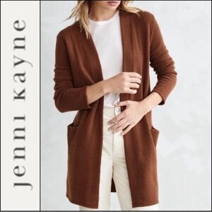 NWT Jenni Kayne Cashmere Cinnamon Sweater Coat